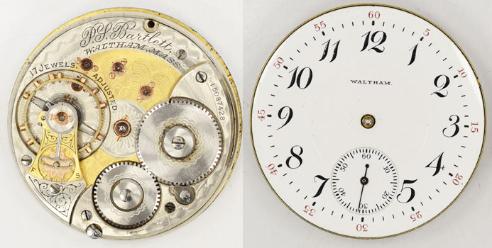 Dave's Watch Parts and Tools - Waltham Parts Movements